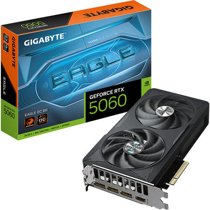 Gigabyte GeForce RTX 5060 EAGLE OC 8GB GDDR7 128-bit PCIe 5.0 Desktop Graphics Card