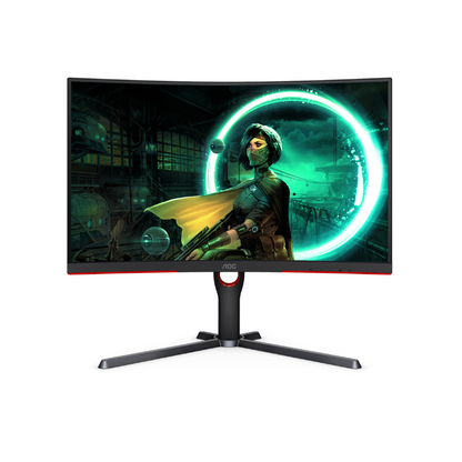 AOC CQ27G3S 27" WQHD (2560x1440) 165Hz VA 4ms FreeSync Premium 1000R Curved HDR 10 Gaming Desktop Monitor