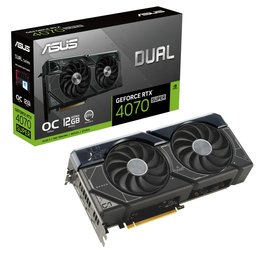 ASUS GeForce RTX 4070 SUPER DUAL OC Edition 12GB GDDR6X