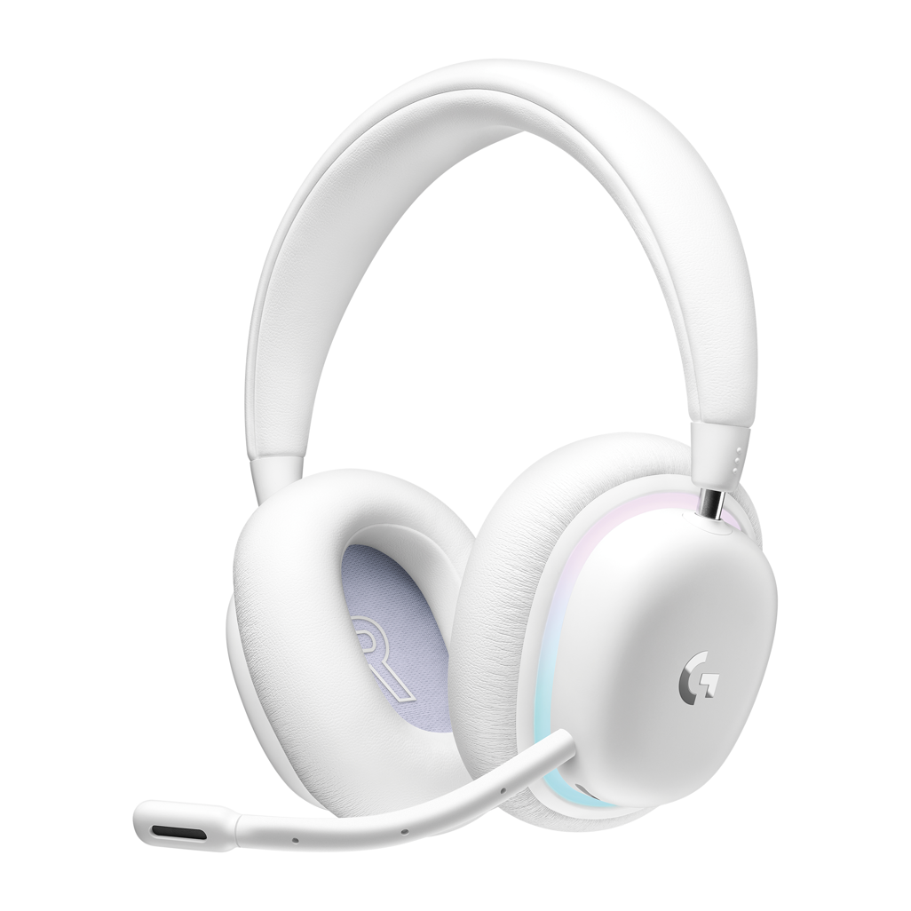 Logitech G735 Lightspeed Customisable Lightsync RGB White Mist Wireless Gaming Headset