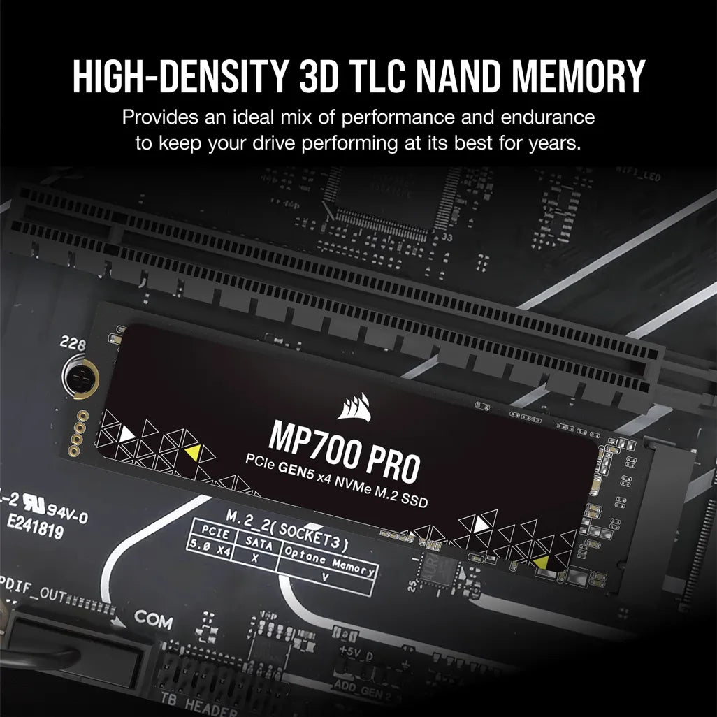 Corsair  MP700 PRO 1TB M.2 2280 PCIe 5.0 NVMe Solid State Drive