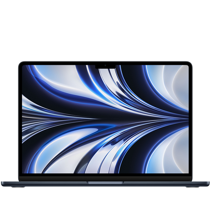 13-inch MacBook Air: Apple M2 chip with 8-core CPU and 8-core GPU, 16GB, 256GB - Midnight
