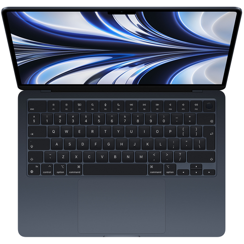 13-inch MacBook Air: Apple M2 chip with 8-core CPU and 8-core GPU, 16GB, 256GB - Midnight