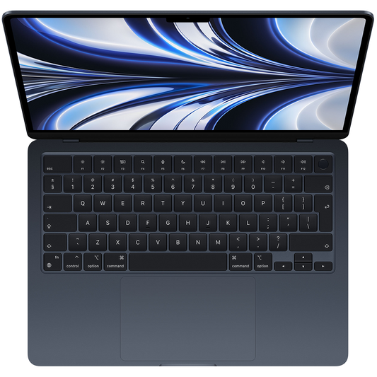 13-inch MacBook Air: Apple M2 chip with 8-core CPU and 8-core GPU, 16GB, 256GB - Midnight