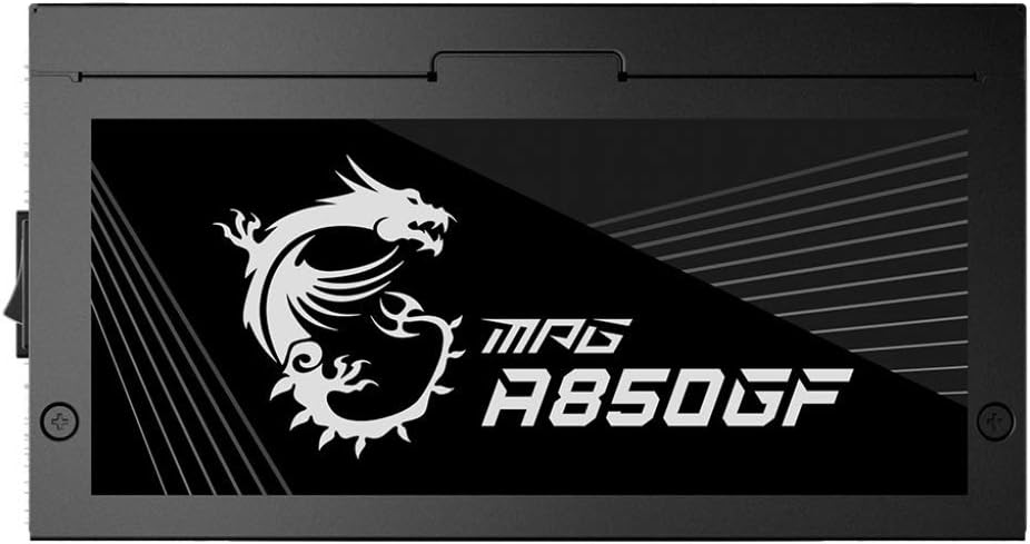 MSI MPG A850GF 850W 80 Plus Gold Fully-Modular Black