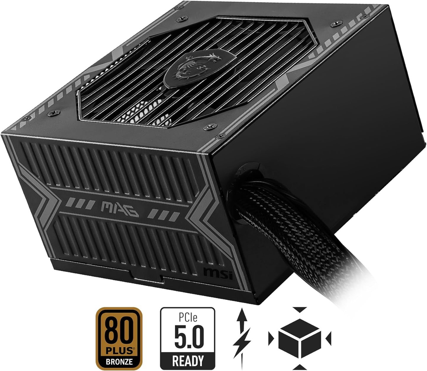 MSI MAG A650BN 650W 80 Plus Bronze Non-Modular Black