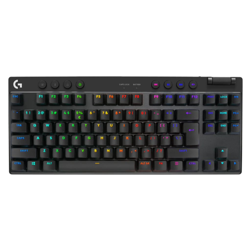 Logitech G PRO X TKL LIGHTSPEED Black Tactile Tenkeyless Wireless Gaming Keyboard