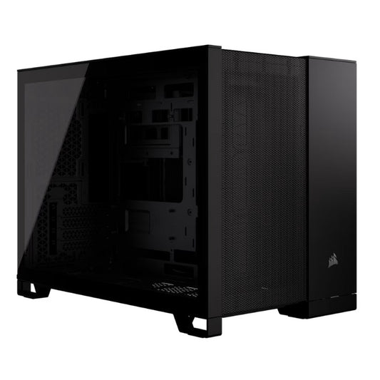 Corsair 2500D Airflow Tempered Glass Black Micro-ATX Dual Chamber Mid Tower Desktop Chassis