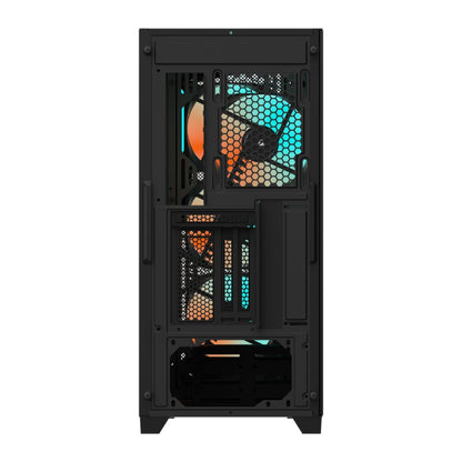 Gigabyte TYPE-C-V2 C301 GLASS V2 Clear Tempered Glass Mesh Steel Black ATX Mid-Tower Desktop Chassis