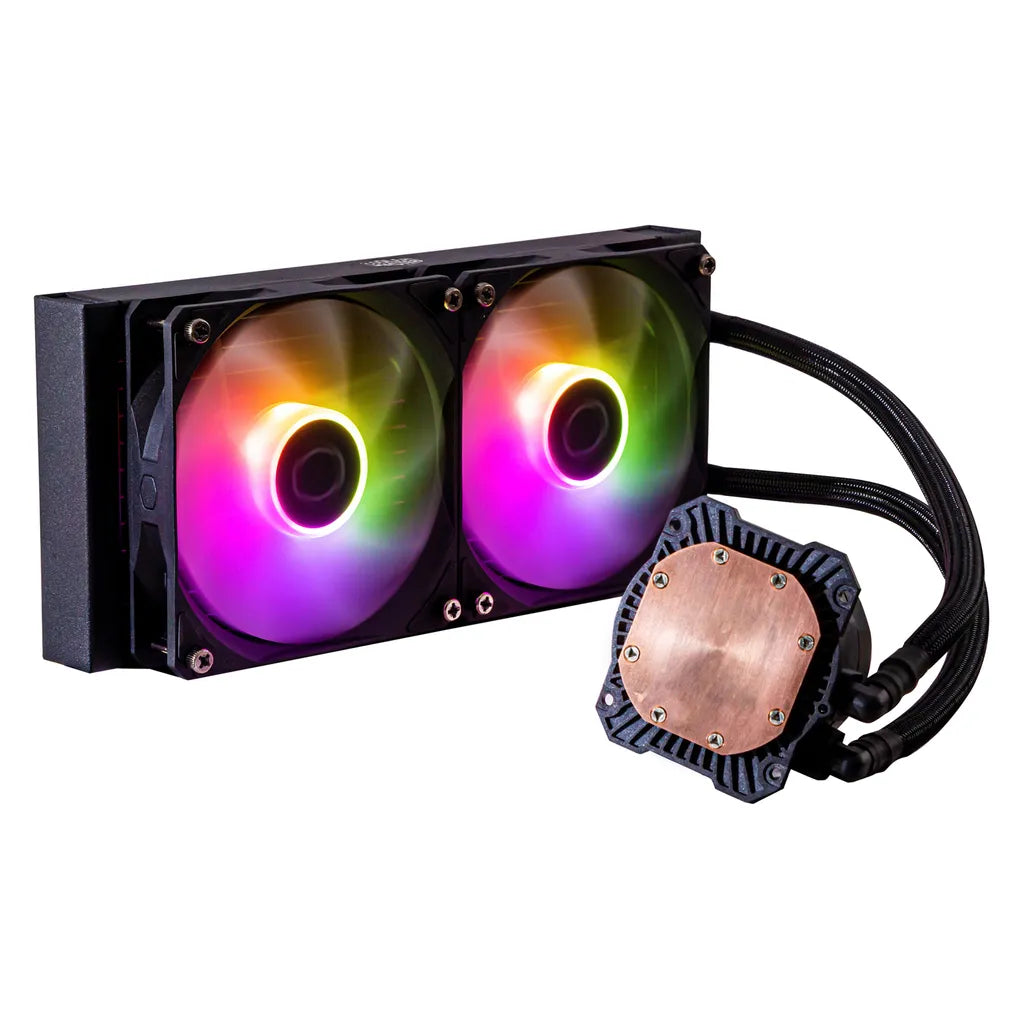 Cooler Master MasterLiquid 240L Core ARGB AIO 240mm Black Liquid CPU Cooler