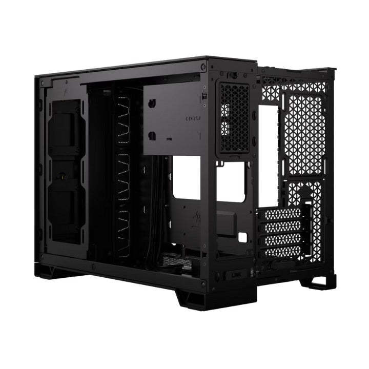 Corsair 2500D Airflow Tempered Glass Black Micro-ATX Dual Chamber Mid Tower Desktop Chassis