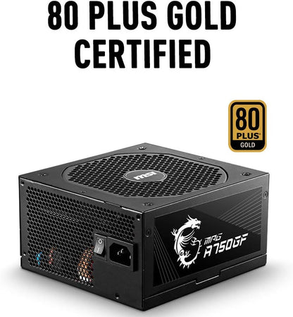 MSI MPG A750GF 750W 80 Plus Gold Fully-Modular Black