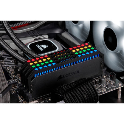 Corsair Dominator Platinum RGB 32GB (4x8GB) DDR4-3200MHz CL16 1.35V Black Desktop Memory