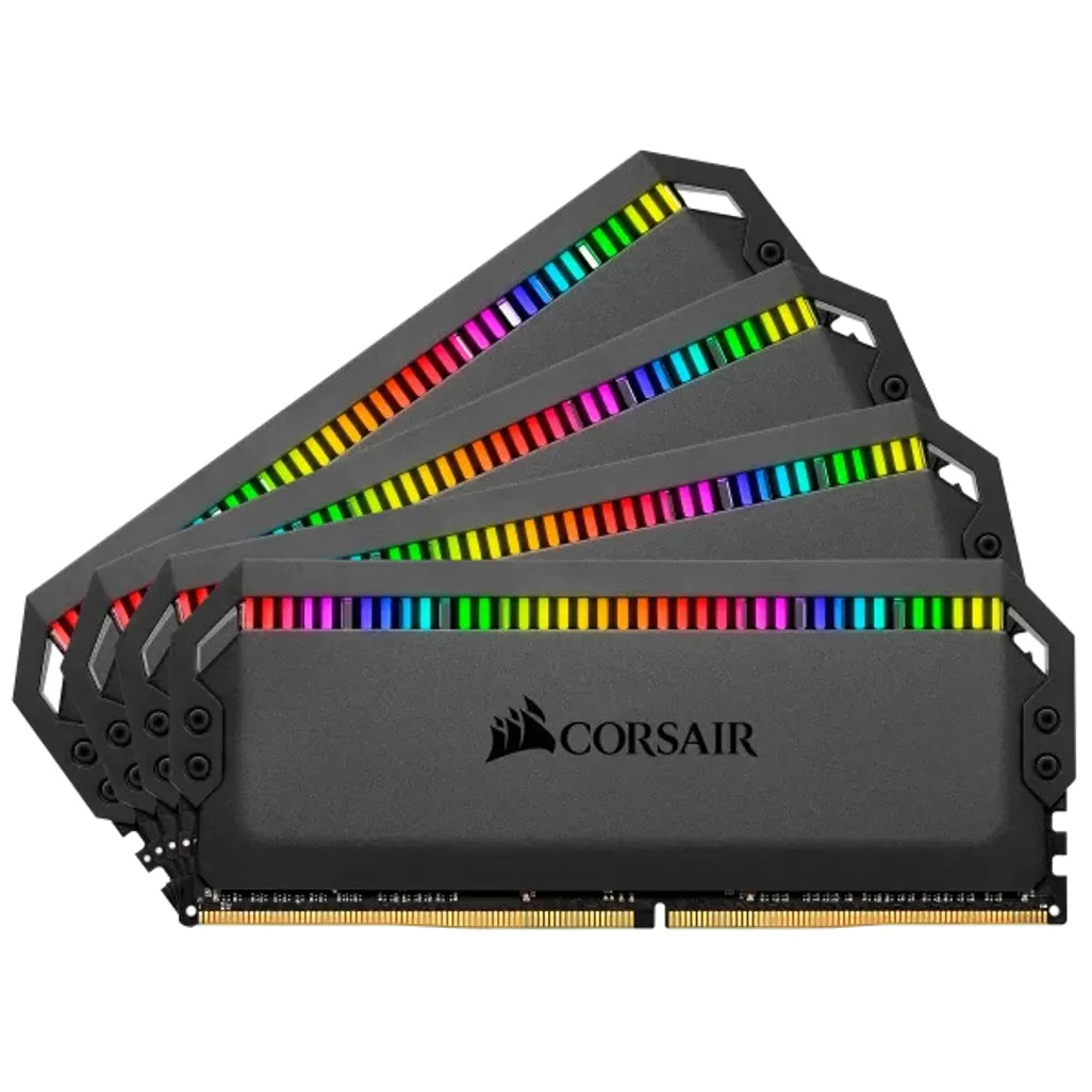 Corsair Dominator Platinum RGB 32GB (4x8GB) DDR4-3200MHz CL16 1.35V Black Desktop Memory