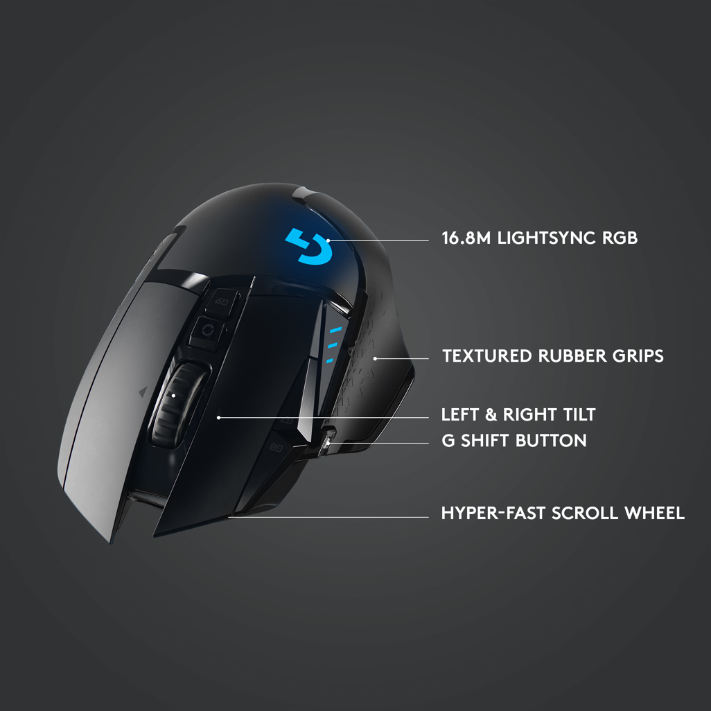 Logitech® G502 LIGHTSPEED Wireless Gaming Mouse