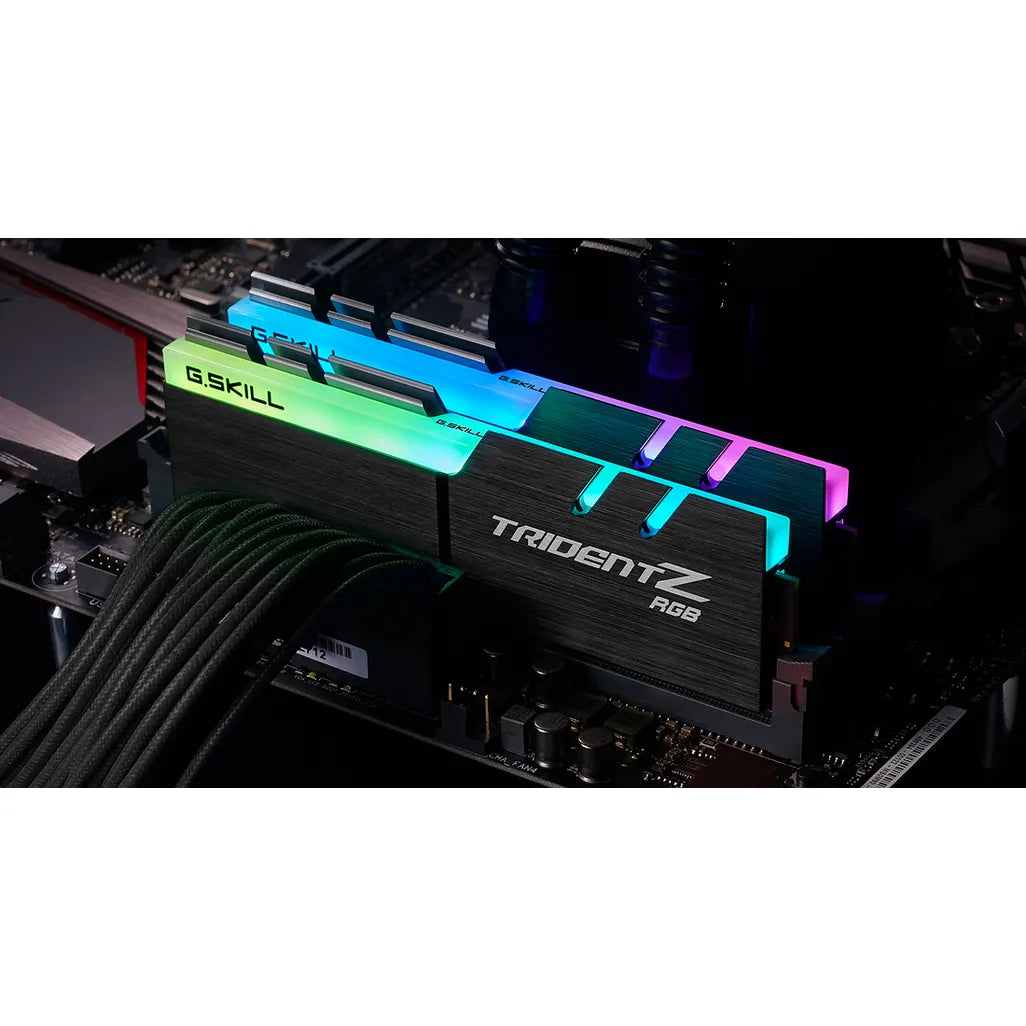 G.Skill Trident Z RGB 32GB (2x16GB) DDR4-3600MHz CL18 1.35V Black Desktop Memory