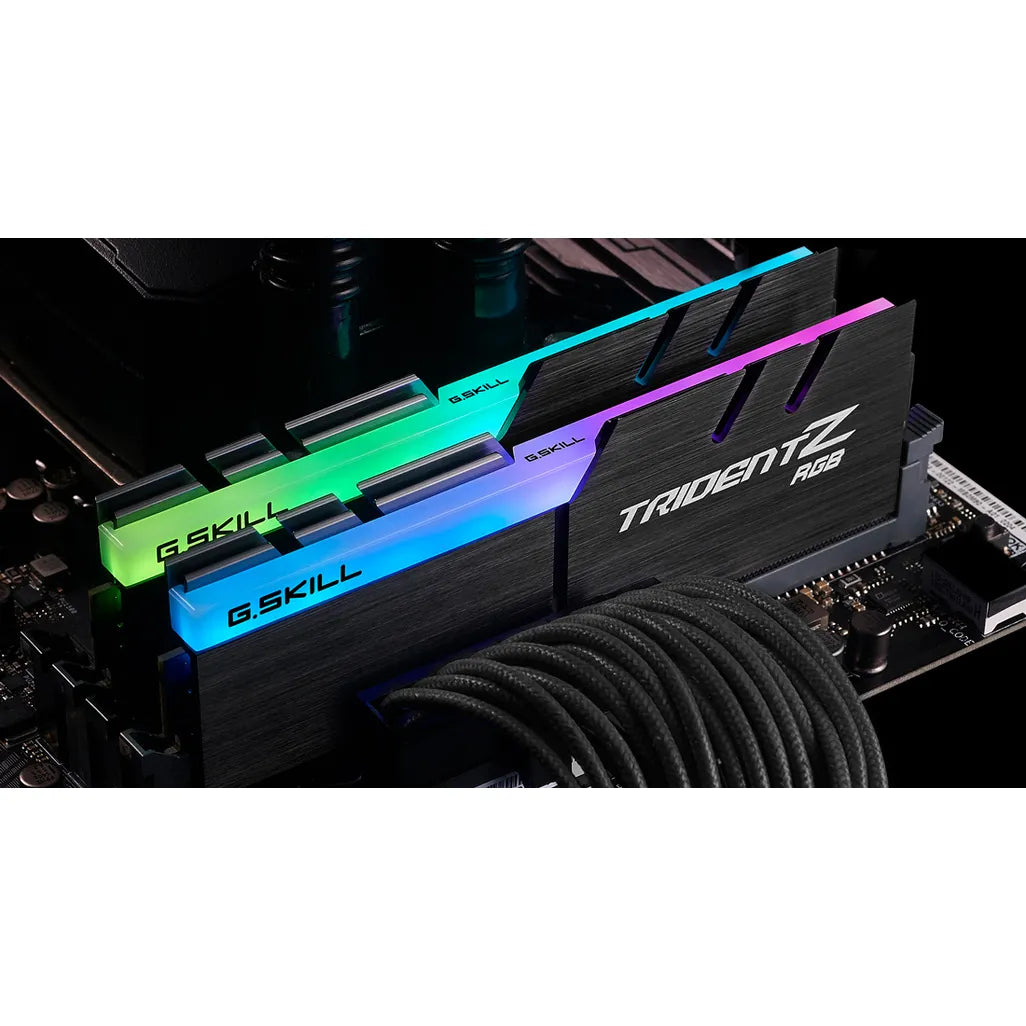 G.Skill Trident Z RGB 32GB (2x16GB) DDR4-3600MHz CL18 1.35V Black Desktop Memory