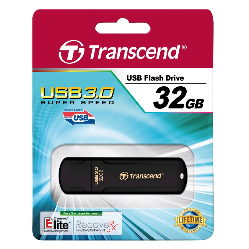 Transcend JetFlash700 32GB Black USB 3.0 Flash Drive