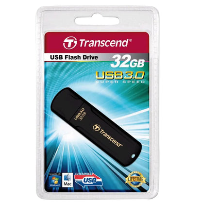 Transcend JetFlash700 32GB Black USB 3.0 Flash Drive