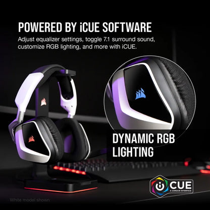 Corsair Void RGB Elite 7.1 Surround Sound Carbon Wireless Gaming Headset