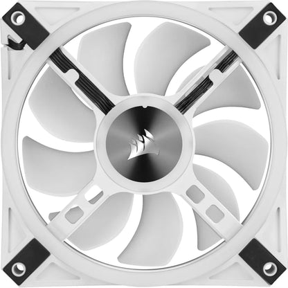 Corsair QL120 iCUE RGB LED 120mm PWM White Case Fan