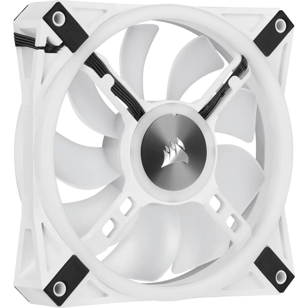 Corsair QL120 iCUE RGB LED 120mm PWM White Case Fan