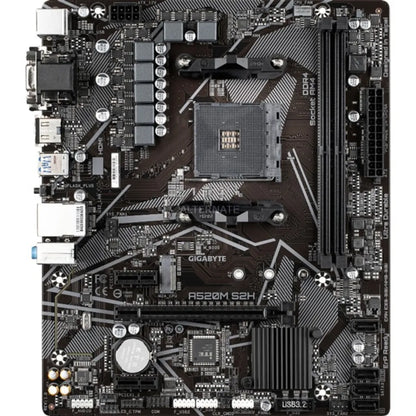 Gigabyte GA-A520M-S2H A520M S2H AMD AM4 Socket A520 Micro-ATX Desktop Motherboard