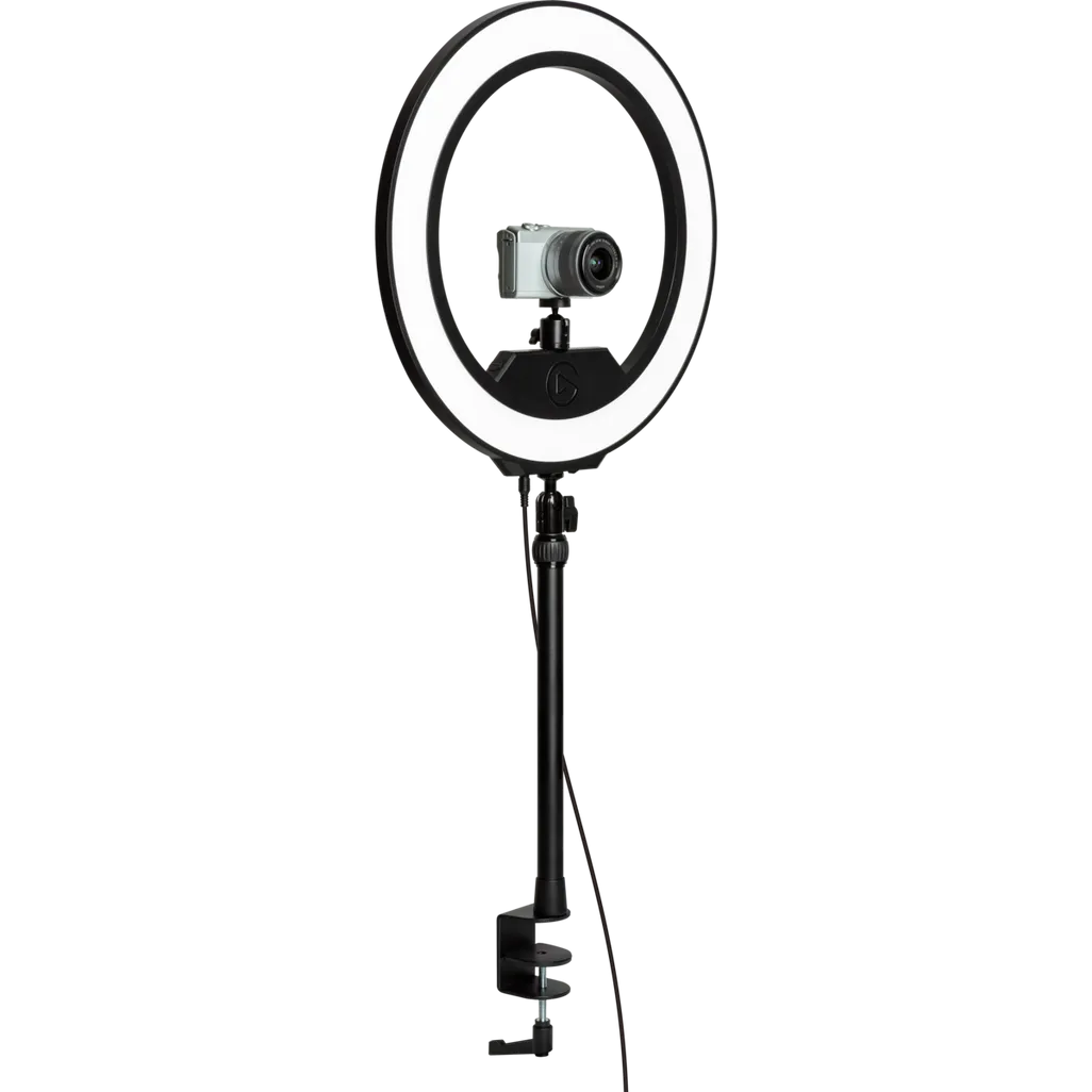 ELGATO RINGLIGHT Premium 2500 Lumens Ring Light With Desk Clamp