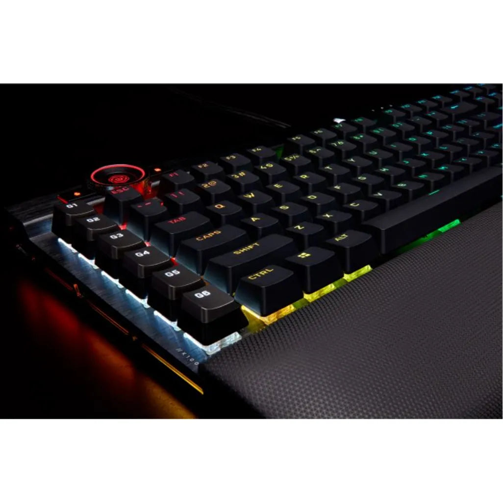 Corsair K100 RGB Cherry MX Speed Black Mechanical Gaming Keyboard