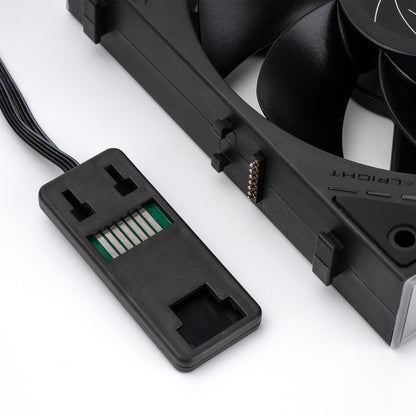 Thermalright TL-M12QR 120mm Reverse Case Fans, 1500RPM, 47.6CFM, 3-Pack | Reverse Airflow, Daisy Chain PWM/ARGB, Infinity Mirror Lighting
