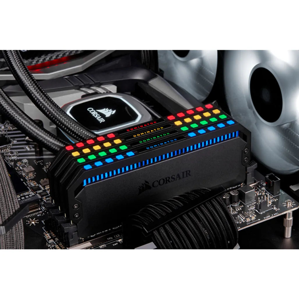 Corsair Dominator Platinum RGB 32GB (2x16GB) DDR4-3200MHz CL16 1.35V RGB Desktop Memory