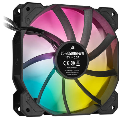 Corsair iCUE SP120 RGB Elite Performance 120mm PWM Fan & Lighting Node Core - 3 Pack