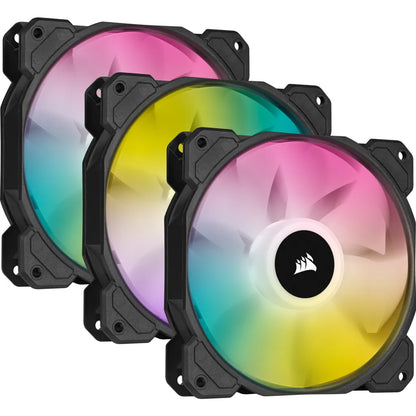 Corsair iCUE SP120 RGB Elite Performance 120mm PWM Fan & Lighting Node Core - 3 Pack