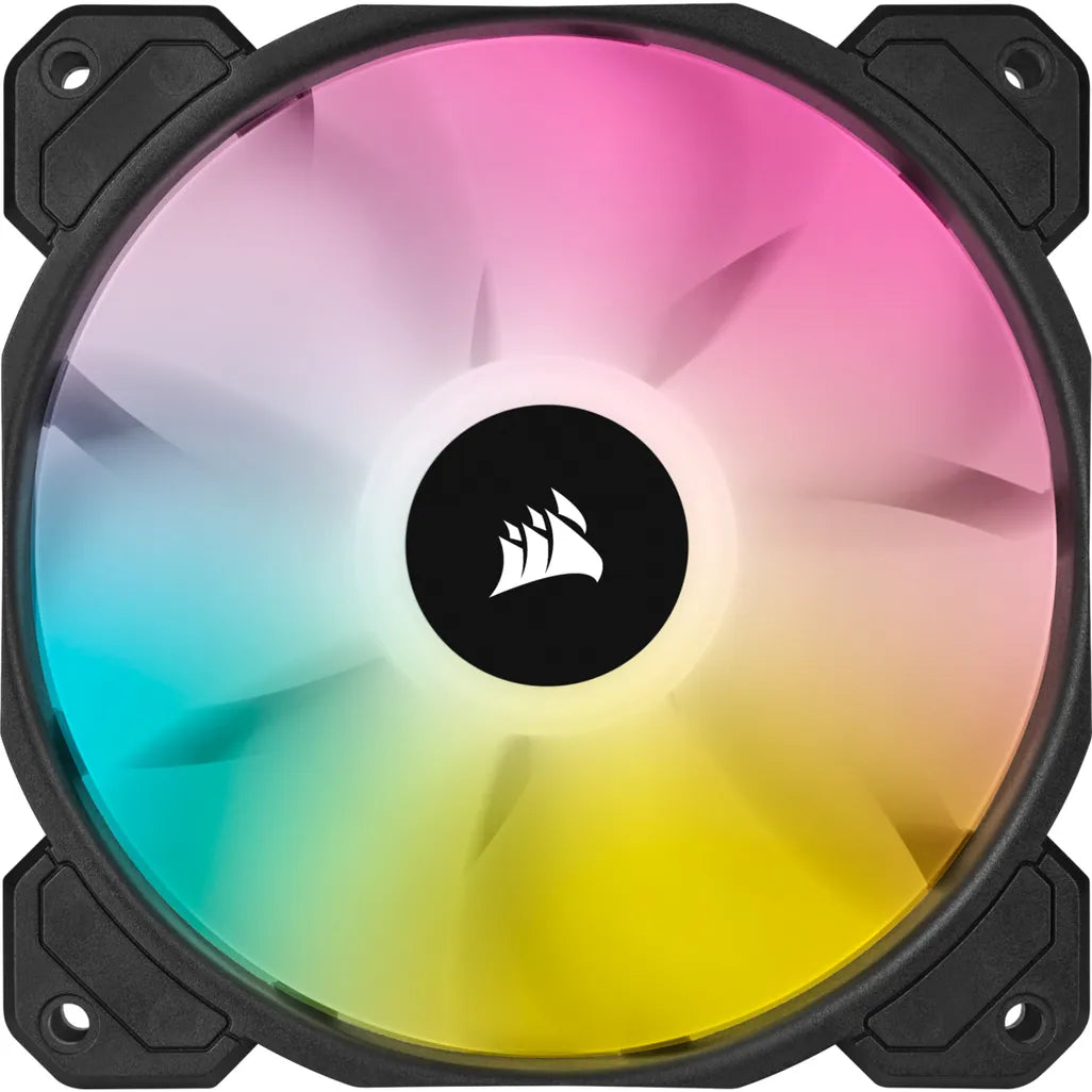 Corsair iCUE SP120 RGB Elite Performance 120mm PWM Fan & Lighting Node Core - 3 Pack