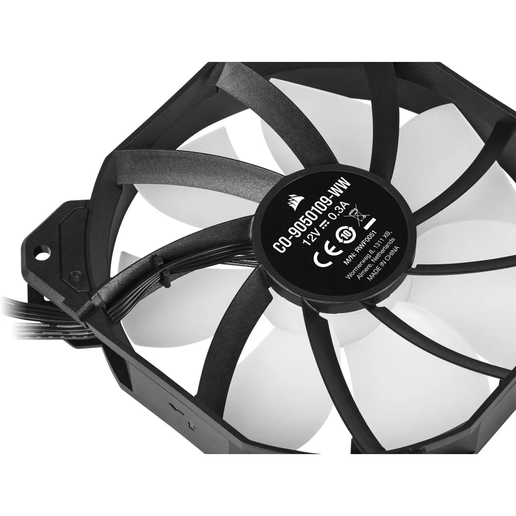 Corsair iCUE SP120 RGB Elite Performance 120mm PWM Fan & Lighting Node Core - 3 Pack