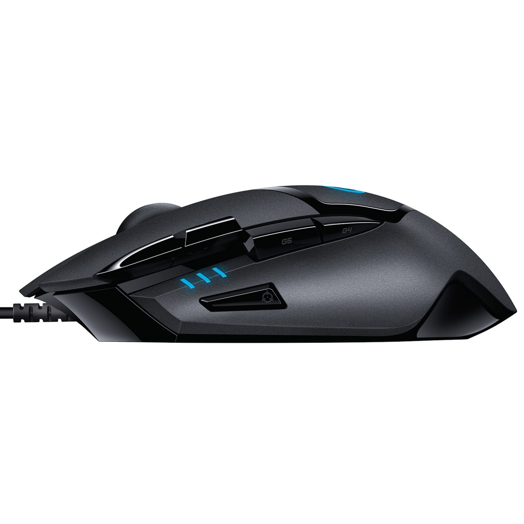 Logitech G402 Hyperion Fury 4k DPI Lightweight Black Wired Gaming Mouse