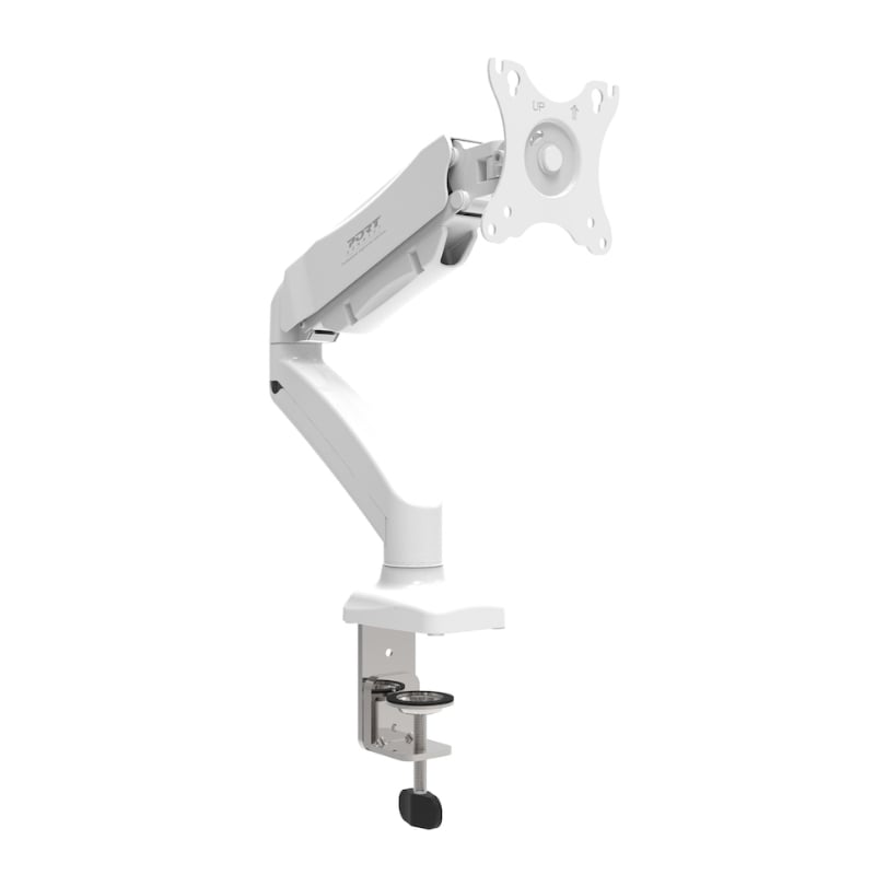 PORT Monitor Arm VESA Single Screen – White