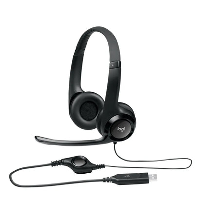 Logitech H390 Black USB Wired Headset