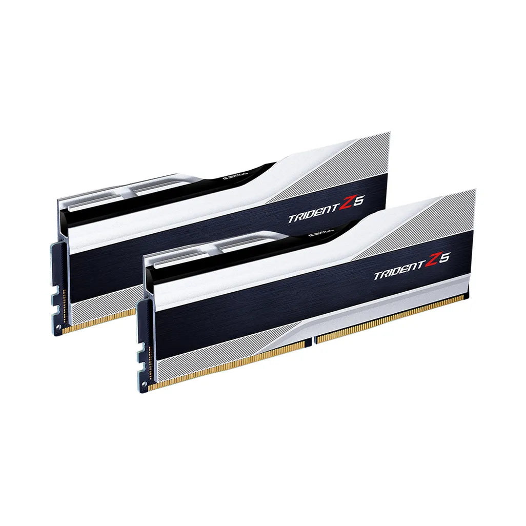 G.Skill Trident Z5 32GB Kit (2×16) DDR5 6000MHz CL40 1.35V Silver Memory