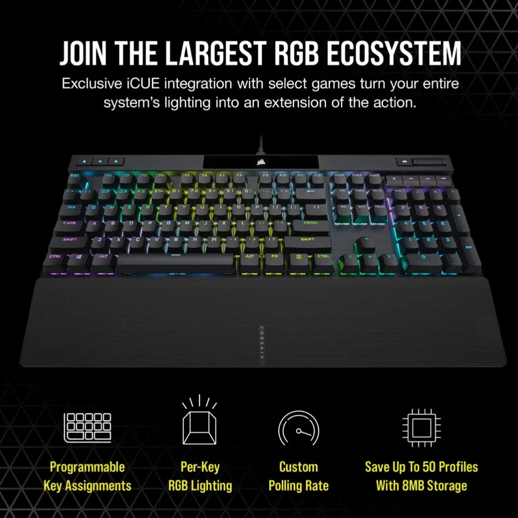 Corsair K70 RGB PRO Cherry MX Speed Mechanical Gaming Keyboard