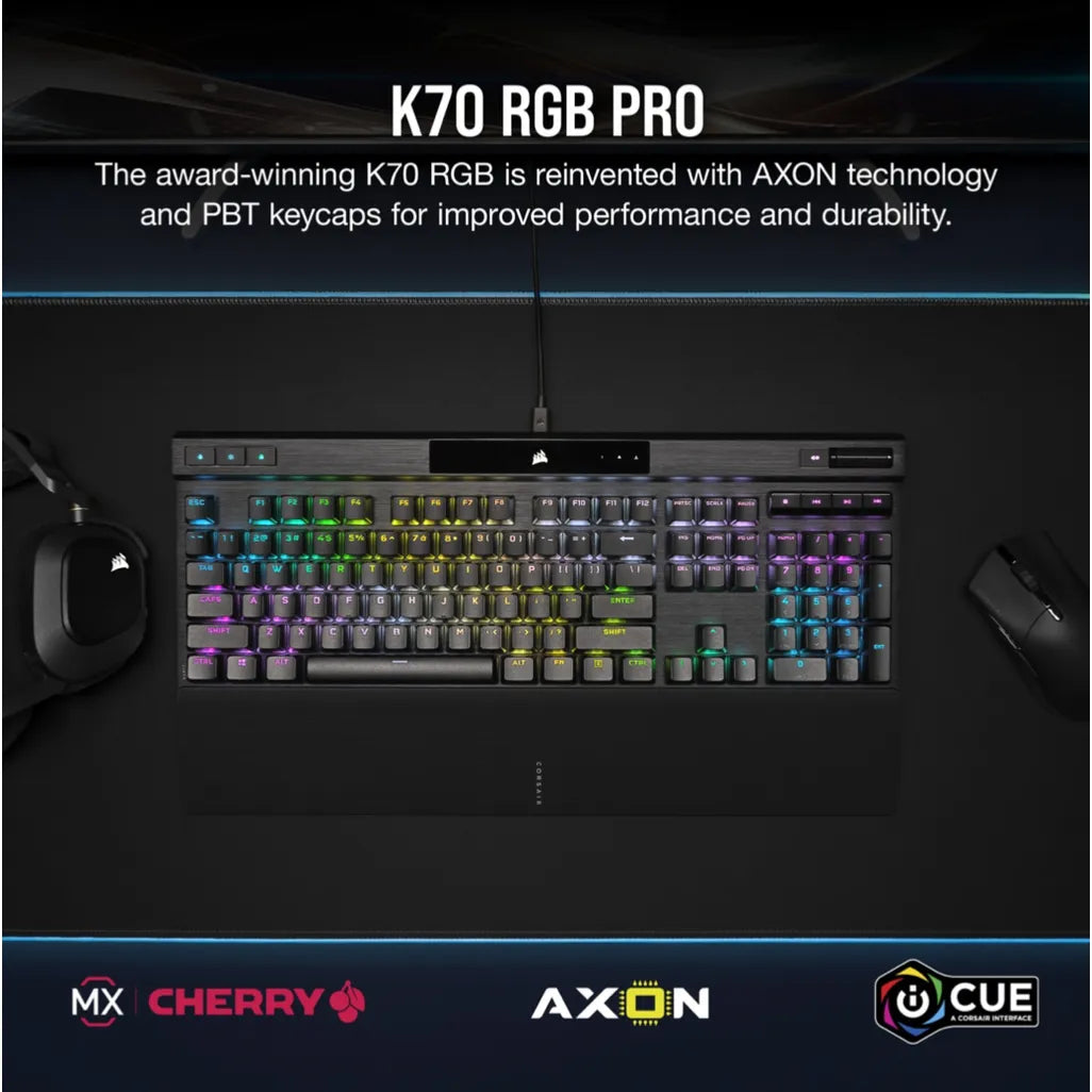 Corsair K70 RGB PRO Cherry MX Speed Mechanical Gaming Keyboard