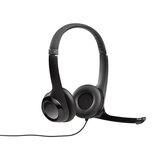 Logitech H390 USB-A Headset with Noise-Cancelling Mic Black