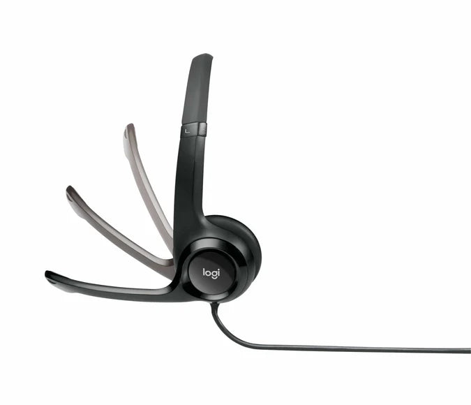 Logitech H390 USB-A Headset with Noise-Cancelling Mic Black