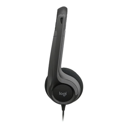 Logitech H390 USB-A Headset with Noise-Cancelling Mic Black