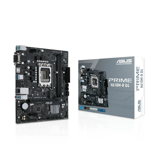 ASUS PRIME B760-PLUS D4 DDR4 Intel B760 Raptor Lake LGA 1700 ATX Desktop Motherboard