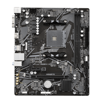 Gigabyte A520M K V2 AMD A520 Socket AM4 Micro-ATX Desktop Motherboard