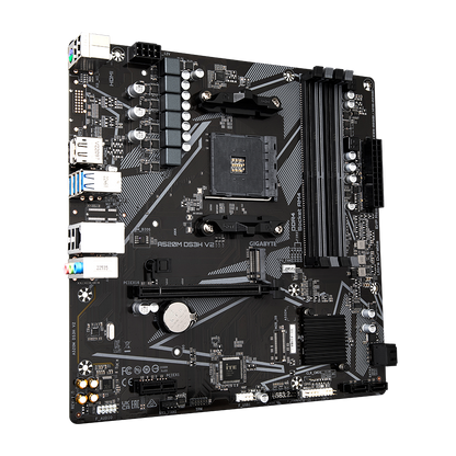 Gigabyte A520M DS3H V2 AMD A520 Ryzen Socket AM4 Micro-ATX Desktop Motherboard