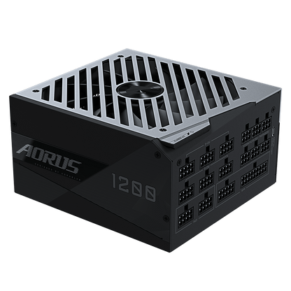Gigabyte AORUS GP-AP1200PM 1200w 80+ Platinum Fully Modular ATX, RGB with LCD Display Power Supply