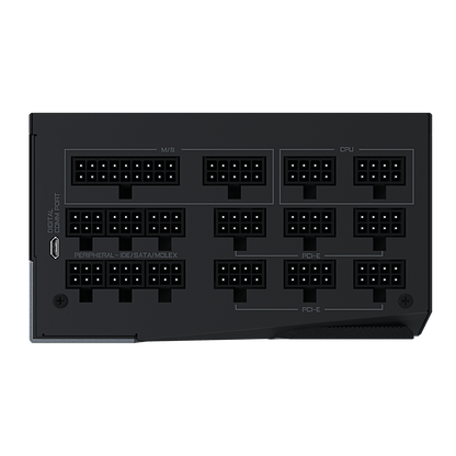 Gigabyte AORUS GP-AP1200PM 1200w 80+ Platinum Fully Modular ATX, RGB with LCD Display Power Supply
