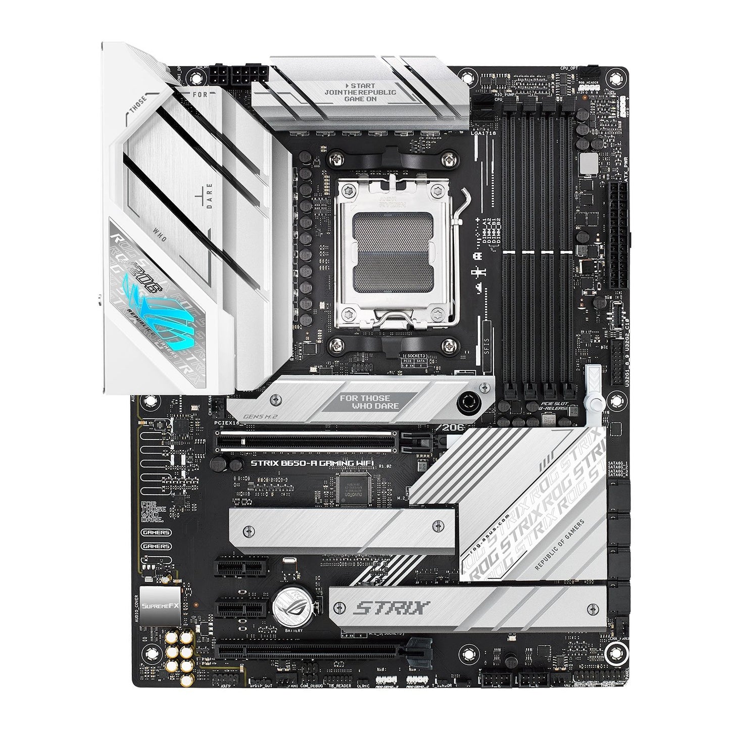 ASUS ROG STRIX B650-A GAMING WIFI AMD B650 Ryzen Socket AM5 ATX Desktop Motherboard